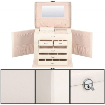 КОРОБКА-ОРГАНИЗАТОР ДЛЯ ЮВЕЛИРНЫХ УКРАШЕНИЙ ВМЕСТИМОСТЬ КОРОБКИ КАССЕТА XXL КОРОБКА