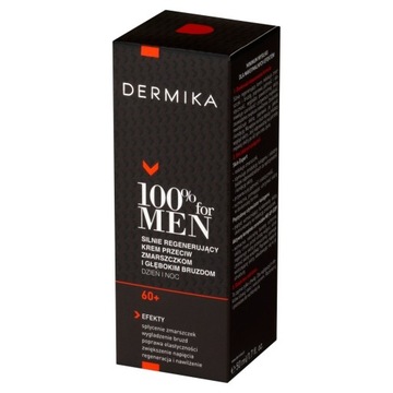 DERMIKA 100% for Men Silnie regenerujący krem przeciw zmarszczkom i głęboki