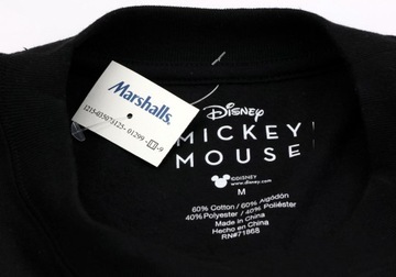 Bluza damska młodzieżowa DISNEY Myszka Mickey Miki Minnie r M krótka czarna