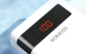 ROMOSS МОЩНЫЙ USB POWERBANK ДЛЯ ТЕЛЕФОНА 30000МАЧ 2X USB-A USB-C QC PD 22,5 Вт