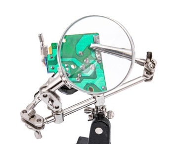 НАБОР ДЛЯ ПАЙКИ РУЧКА ТРЕТЬЕГО РУКА, УВЕЛИЧИТЕЛЬНЫЕ ЗАЖИМЫ «КРОКОДИЛ» ПОМОЩНИК ПО РЕМОНТУ