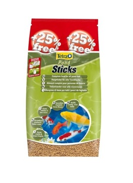 TETRA Pond Pond Sticks 5 l Pokarm dla ryb stawowych (4 l + 25% GRATIS)