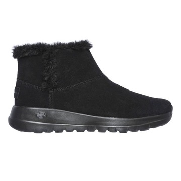 Buty Skechers On The Go Joy Bundle Up 15501-BBK BOTKI NA ZIMĘ ODDYCHAJĄCE