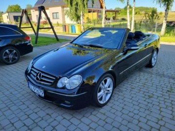 Mercedes CLK W209 Cabrio A209 1.8 (200 Kompressor) 183KM 2009 Mercedes CLK 200 KOMPRESOR Avantgarde