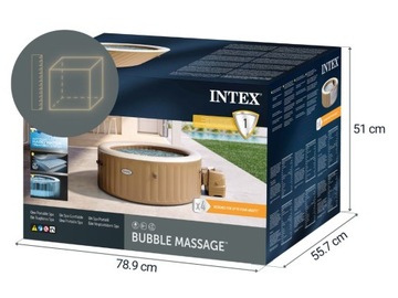 Надувной гидромассажный спа Pure Spa Intex 28426 4 человека