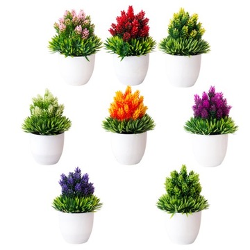 ANANAS DEKOR SZTUCZNA ROŚLINA BONSAI 8 SZT