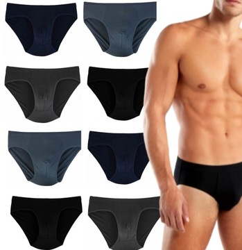 8 SLIPY MAJTKI MĘSKIE BAMBUSOWE antybakteryjne 5XL
