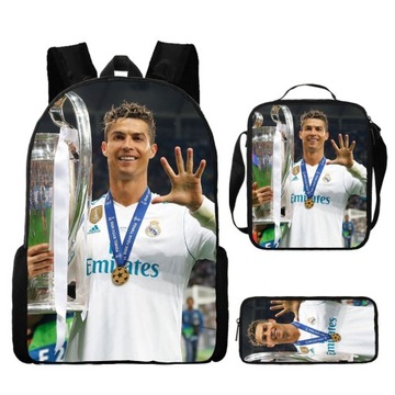 ШКОЛЬНЫЙ РЮКЗАК RONALDO, НАБОР СУМКИ WORLD FOOTBALL STARS, пенал