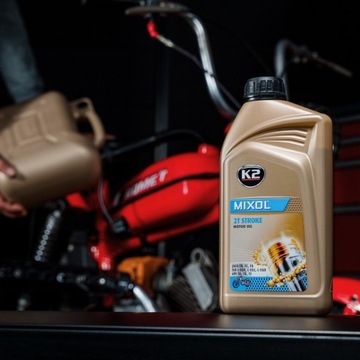 Смесь масел K2 MIXOL 1L для двухтактных двигателей 2T, масло для двухтактных двигателей