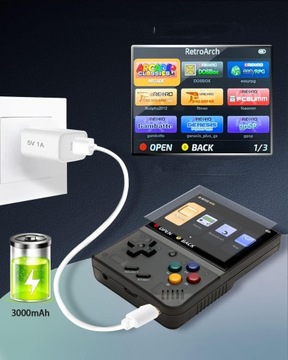 MINI PLUS PRZENOŚNA KONSOLA DO GIER Z 15000+ GIER + KARTĄ TF 128G