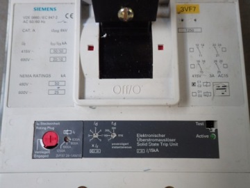 Главный выключатель питания SIEMENS 3VF7211