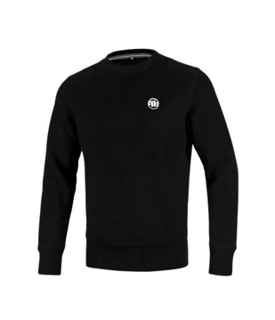 PITBULL BLUZA BEZ KAPTURA SMALL LOGO TERRY CZARNA L