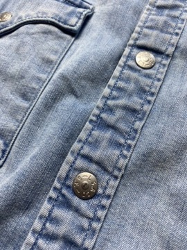 Levi's LEVI STRAUSS LEVIS oryginalna niebieska jeansowa KOSZULA / M/L