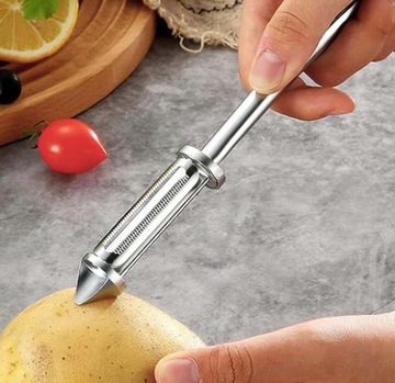 Универсальная овощечистка из цинкового сплава, очень острая.