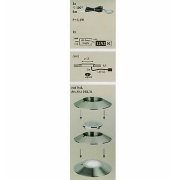 Lampa podłogowa wpuszczana LED Allround Paulmann