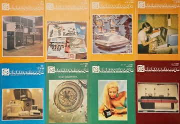 ELEKTRONIZACJA podzespoły elektroniczne - 8 numerów 1986-1991