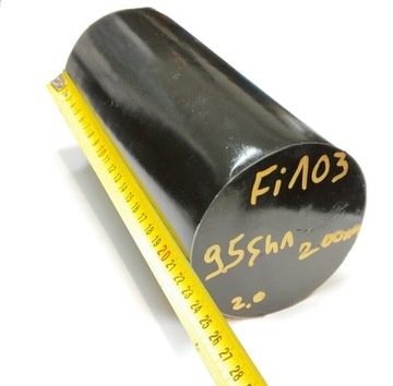 Полиуретановый стержень токарного станка Fi103 с черным валом 95sha