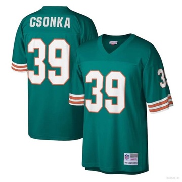 Koszulka z krótkim rękawem Hot Miami Dolphins nr 39 Csonka