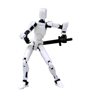 МНОГОСУСТАВНИКОВЫЙ ПОДВИЖНЫЙ РОБОТ 3D-ПЕЧАТАННЫЙ МАНЕКЕН TOYSLUCKY