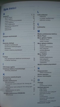 Руководство пользователя VW Bluetooth Polish для мобильного телефона VW UHV, PREMIUM