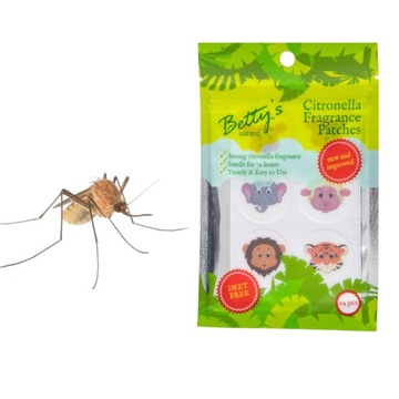 Naklejki plastry chroniące przed komarami dla dzieci Citronella 24 sztuki