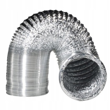 PRZEWÓD WENTYLACYJNY ALUMINIOWY FI 127MM 5M SPIRO