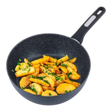 PATELNIA GŁĘBOKA WOK SOLIDNA GAZ INDUKCJA KAMILLE