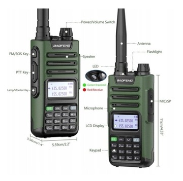 2 рации Baofeng UV-13PRO, новинка 2023 года