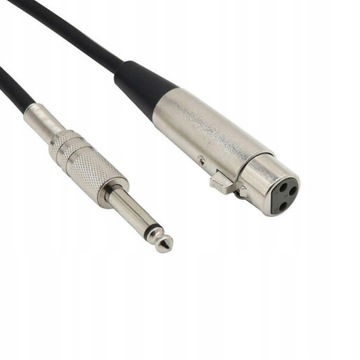 2x XLR инструментальный кабель от 3 до 6,35 мм, 2 шт.