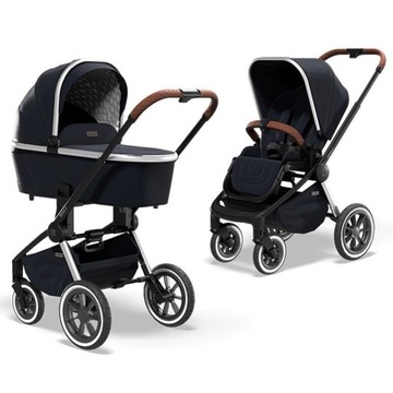Moon RESEA S Special Edition wózek 2w1 Navy Silver