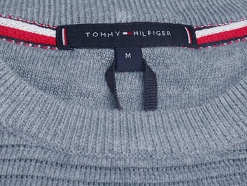 Sweter męski Tommy Hilfiger FLAG EMBROIDERY JUMPER FADED BLUE