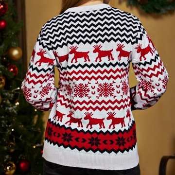 ЖЕНСКИЙ ТЕПЛЫЙ РОЖДЕСТВЕНСКИЙ ДЖЕМПЕР РАЗЛИЧНЫЕ ЗИМНИЕ МОДЕЛИ