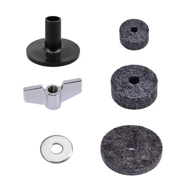 Nakrętki skrzydełkowe podkładki filcowej do mocowania talerza, akcesoria zamienne, bęben szary