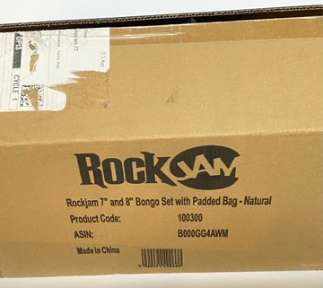 БОНГО RockJam RJ-100300 + ЧЕХОЛ и КЛЮЧ ДЛЯ НАСТРОЙКИ