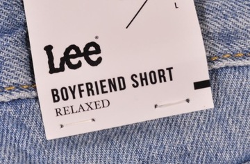 LEE spodenki RELAXED blue BOYFRIEND SHORT _ W30