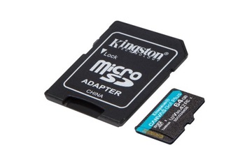 КАРТА ПАМЯТИ MICRO SD 64 ГБ KINGSTON GO! ПЛЮС
