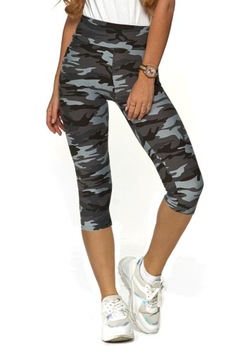 Legginsy Damskie Getry Kryjące dł. 3/4 MORAJ L/XL