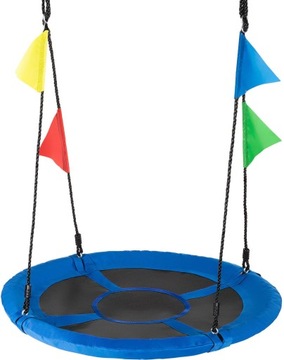 ДЕТСКИЕ КАЧЕЛИ ГНЕЗДО АИСТА С ФЛАГАМИ XXL OUTTEC