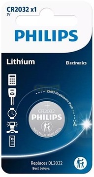 Philips Bateria CR2032 (3V) 1 szt
