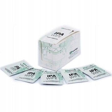 CHUSTECZKI NASĄCZONE ALKOHOLEM IZOPROPYLOWYM 25SZT