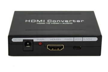 АУДИОЭКСТРАКТОР ИЗ HDMI В TOSLINK SPDIF CINCH RCA РАЗДЕЛИТЕЛЬ КОНВЕРТЕР