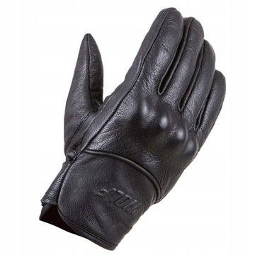 КОЖАНЫЕ МОТОЦИКЛОВЫЕ ПЕРЧАТКИ WOLF FORZA ЧЕРНЫЕ M