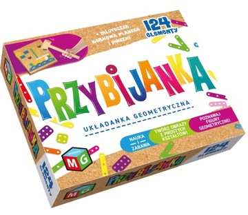 ГЕОМЕТРИЧЕСКИЙ ПАЗЛ-ГВОЗДЬ 124 детали