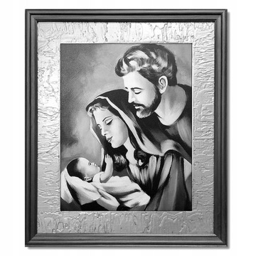 Obraz ŚWIĘTA RODZINA JEZUS MARYJA MATKA BOSKA RAMA