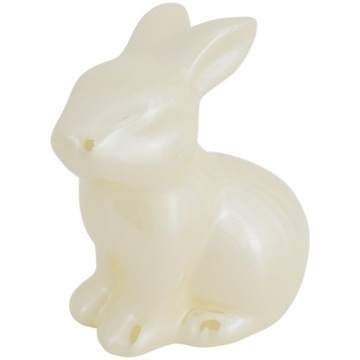 ZAJĄC ZAJĄCZEK CERAMICZNY ŻÓŁTY FIGURKA OZDOBA wielkanocna
