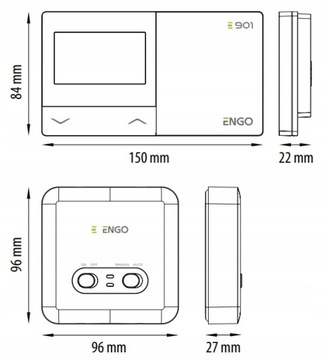 Беспроводной термостат Engo E901RF