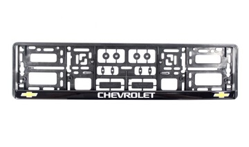 RAMKA TABLICY REJESTRACYJNEJ CHEVROLET ŻELOWA