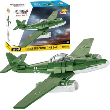 KLOCKI COBI 5881 SAMOLOT MESSERSCHMITT ME262 250EL