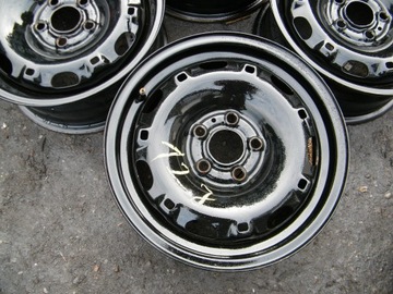 4× DISK OCELOVÝ VOLKSWAGEN OE VW POLO SKODA FABIA IBIZA 6.0" X 14" 5X100 ET 37