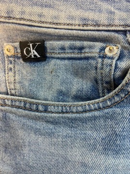 Spodnie jeansy CALVIN KLEIN niebieskie W32 L32